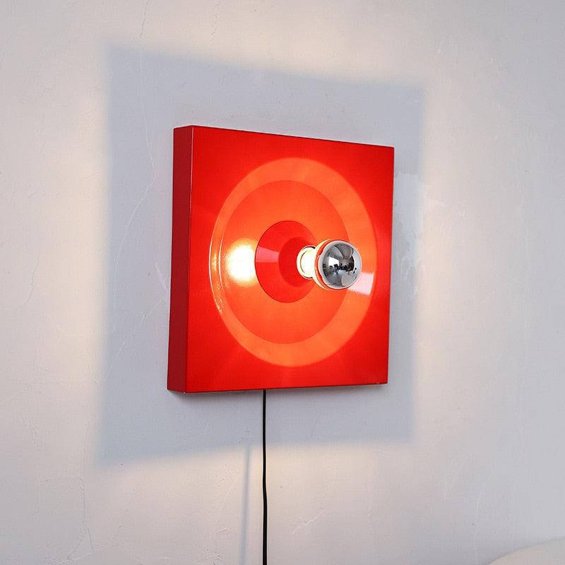 Camille Retro Square Space Age LED Wall Lamp