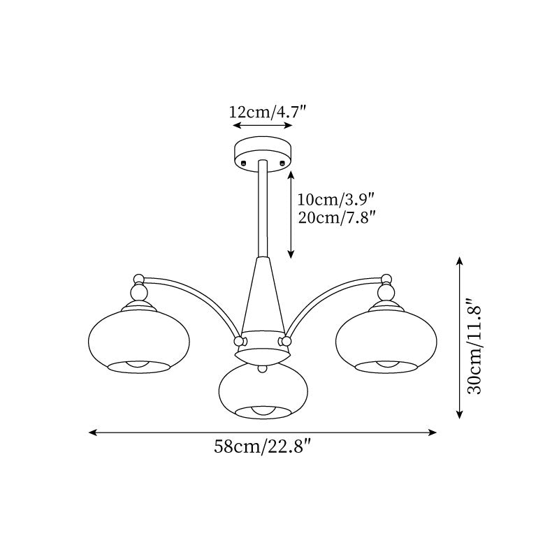 Céleste Retro Chandelier