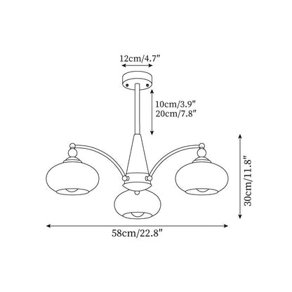 Céleste Retro Chandelier