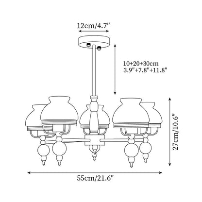 Clémence Retro Yuna Chandelier