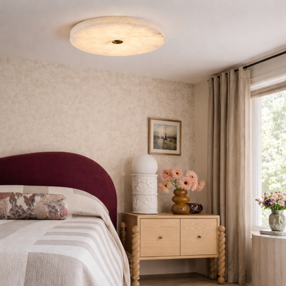 Amélie Rhea Alabaster Ceiling Light