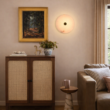 Amélie Rhea Alabaster Ceiling Light