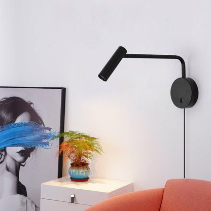 Aurélie Rizo Reading Plug-In Wall Lamp with Adjustable LED Arm