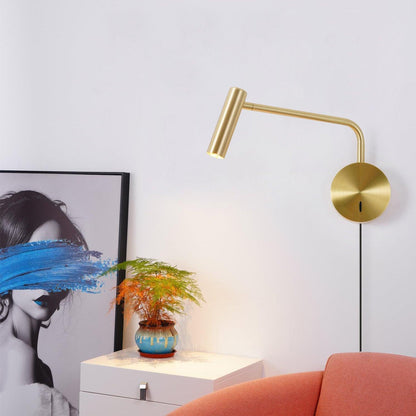 Aurélie Rizo Reading Plug-In Wall Lamp with Adjustable LED Arm