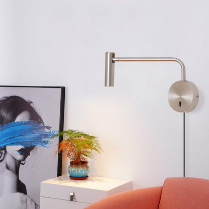 Aurélie Rizo Reading Plug-In Wall Lamp with Adjustable LED Arm