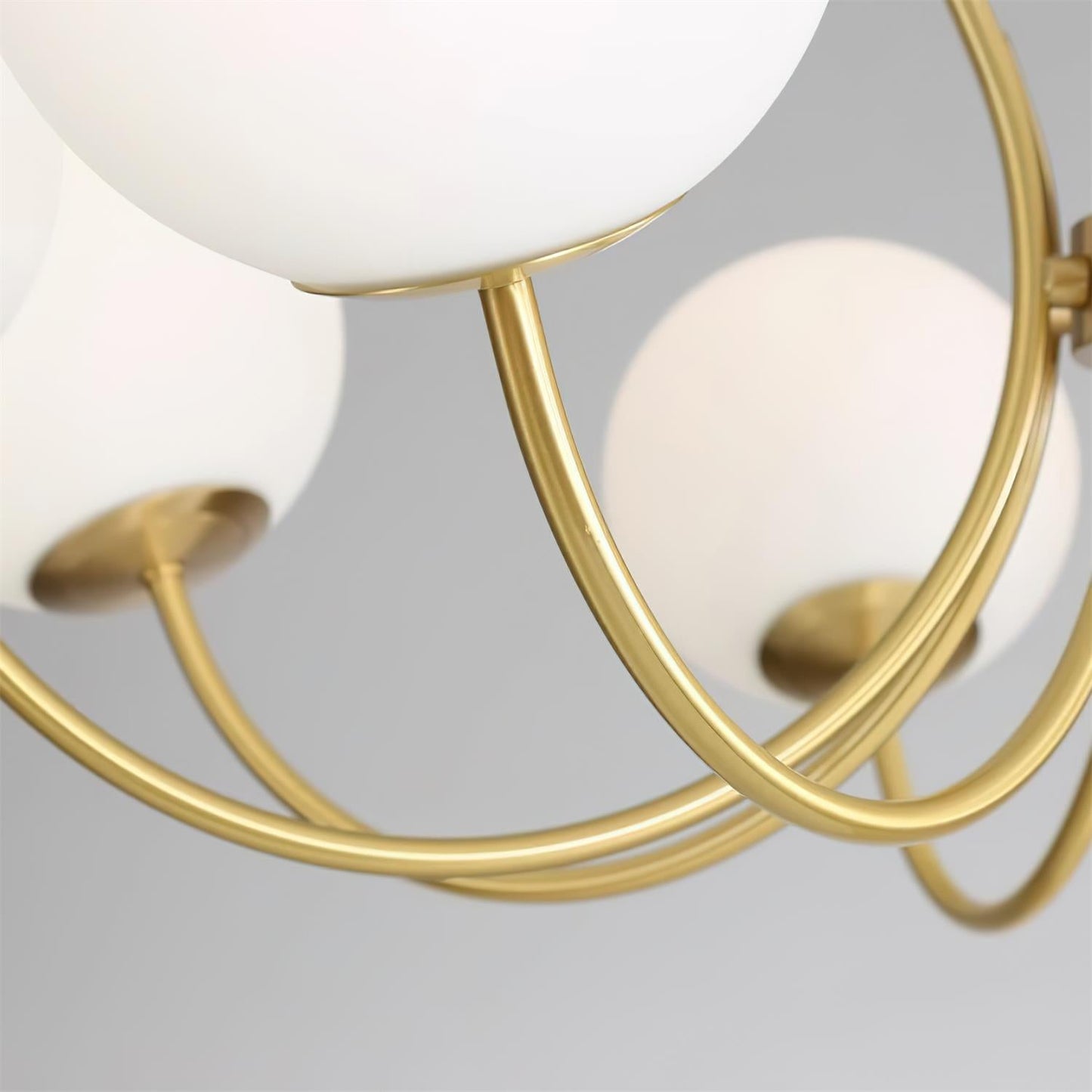 Élodie Rocky Wood & Glass Adjustable Chandelier
