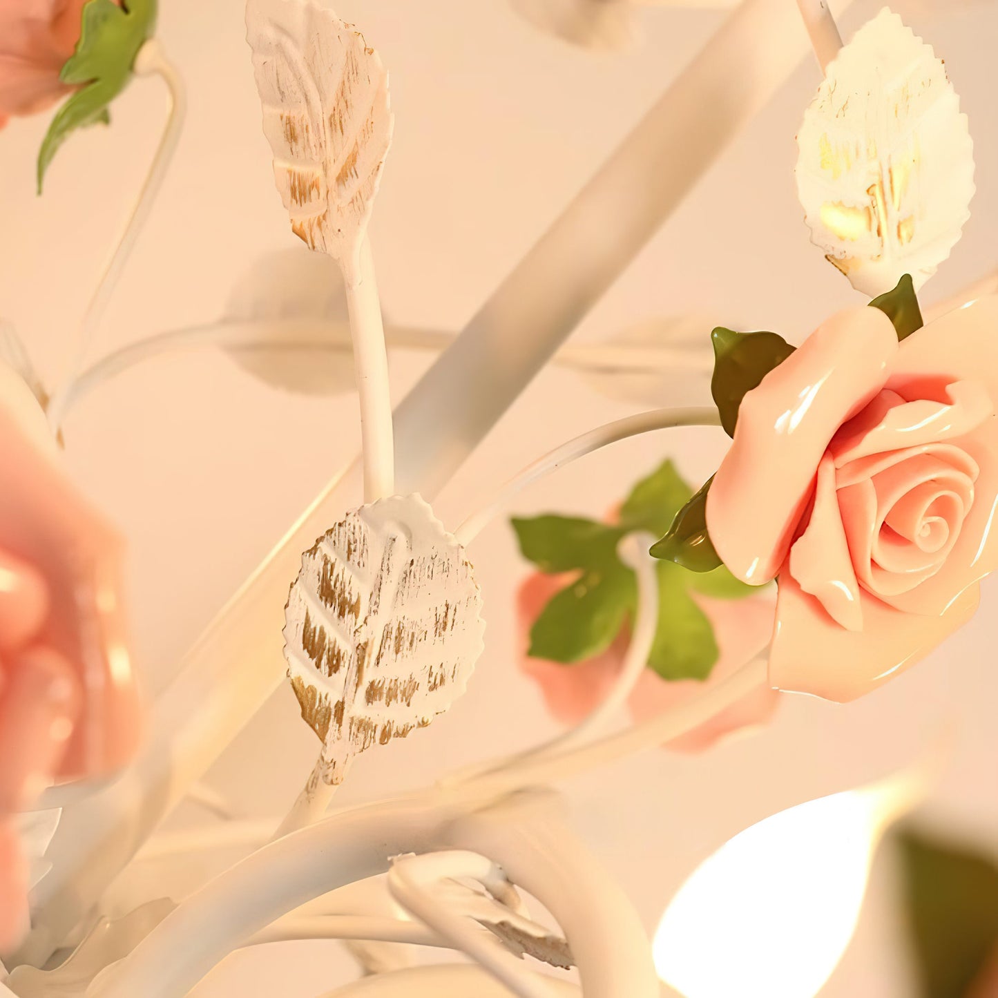 Amélie Rose Flowers Chandelier