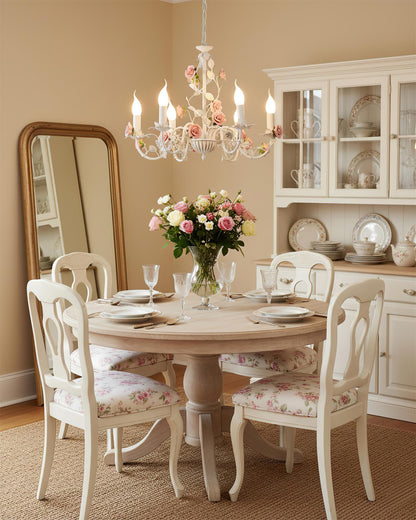 Amélie Rose Flowers Chandelier