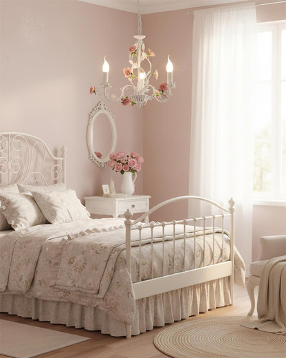 Amélie Rose Flowers Chandelier