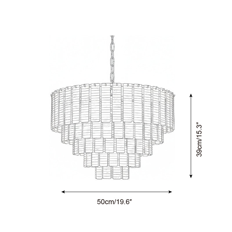 Rosewater Steps Chandelier