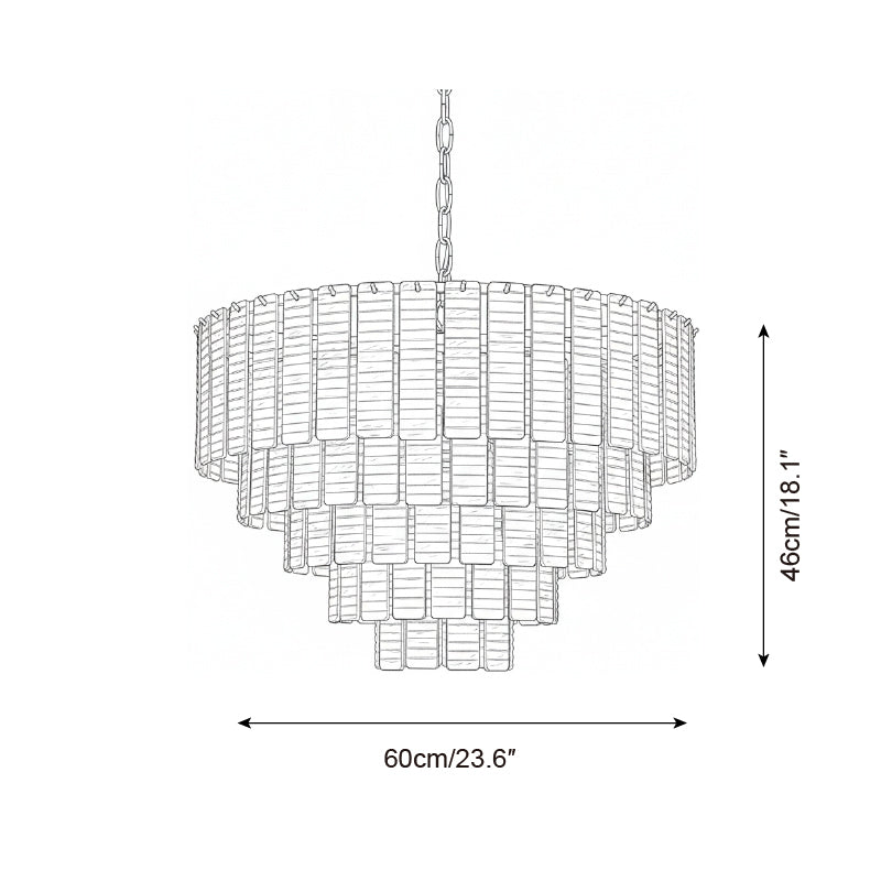 Rosewater Steps Chandelier