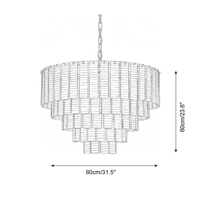 Rosewater Steps Chandelier