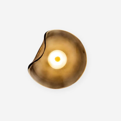Amélie Round Nebulae Wall Light Glass and Metal LED Lighting