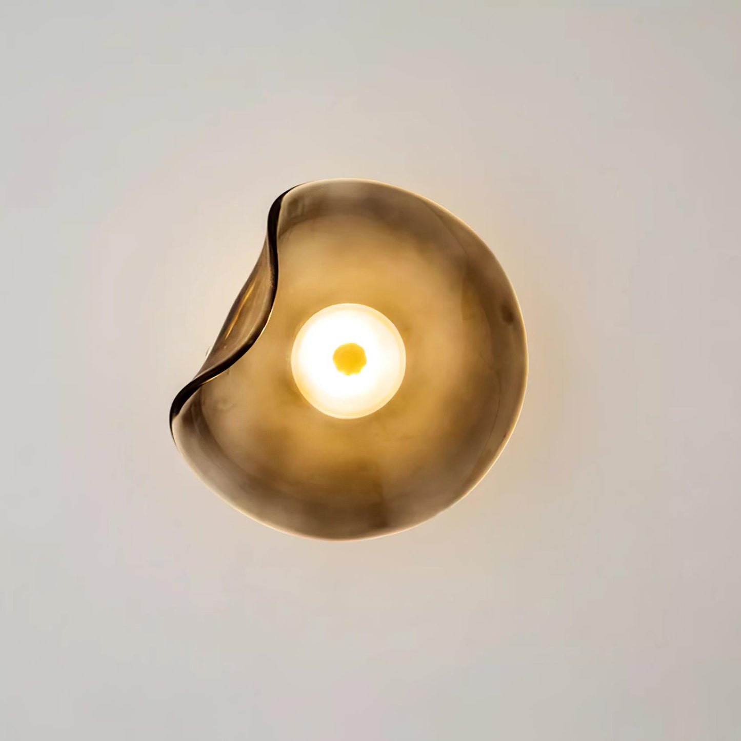 Amélie Round Nebulae Wall Light Glass and Metal LED Lighting