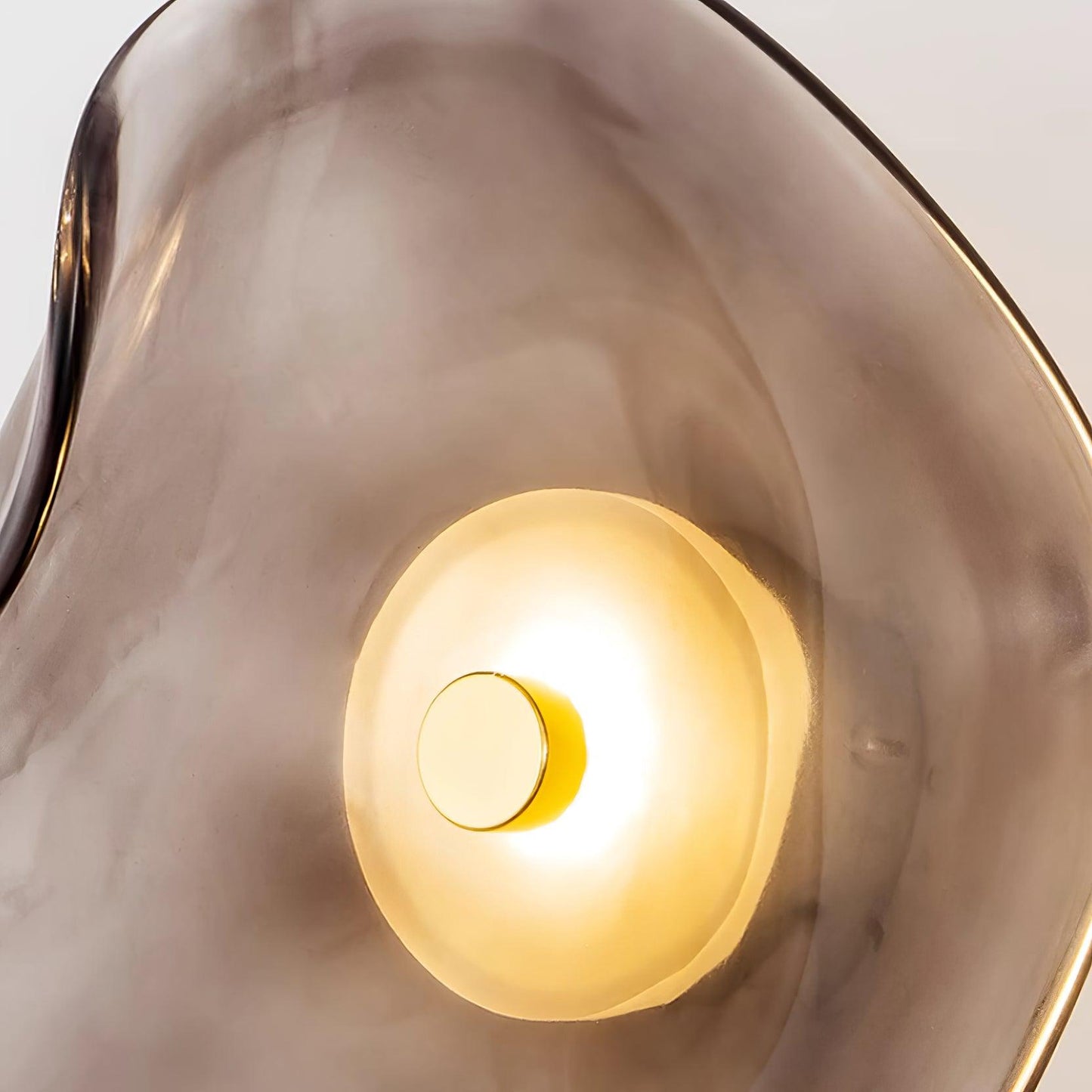 Amélie Round Nebulae Wall Light Glass and Metal LED Lighting