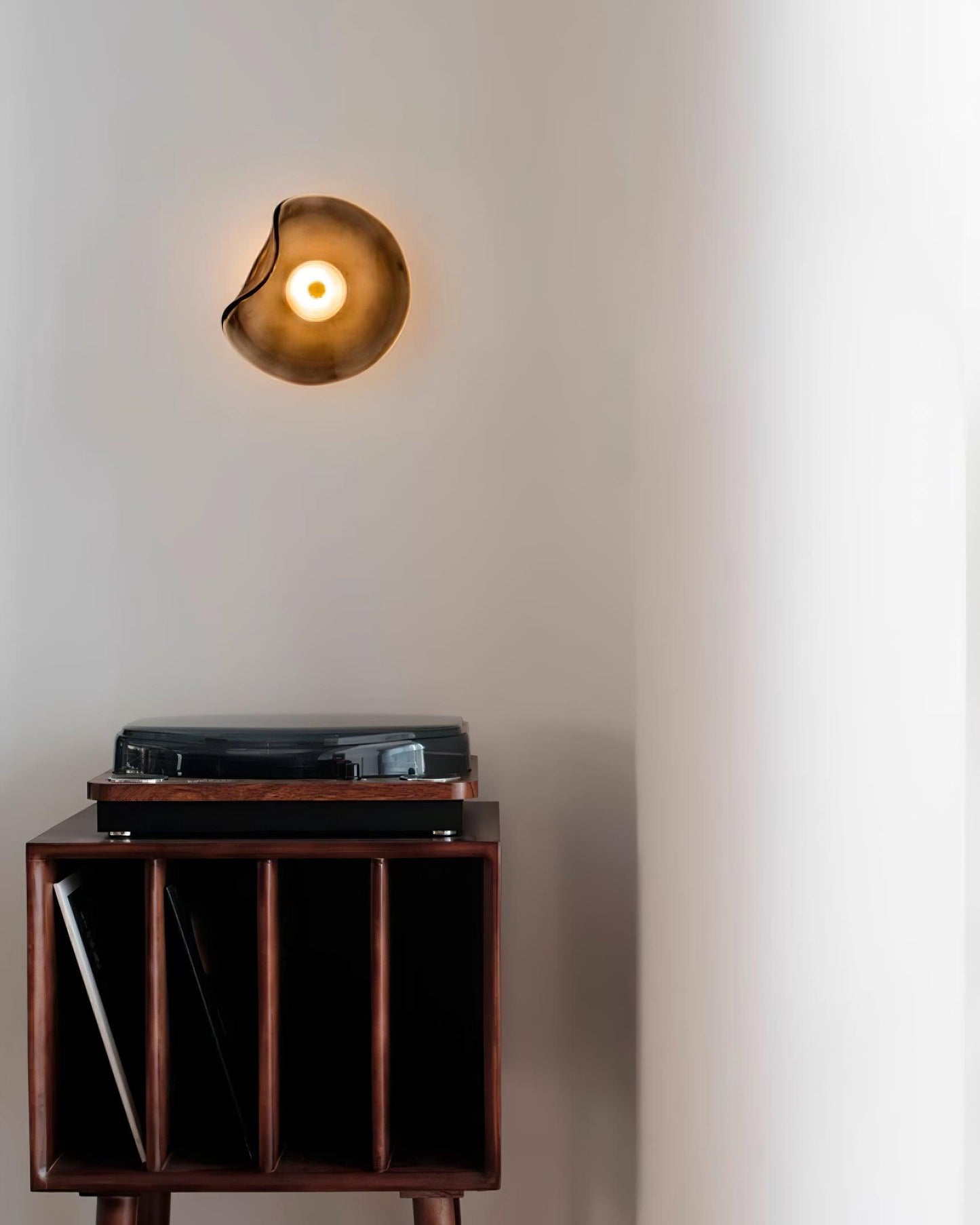 Amélie Round Nebulae Wall Light Glass and Metal LED Lighting