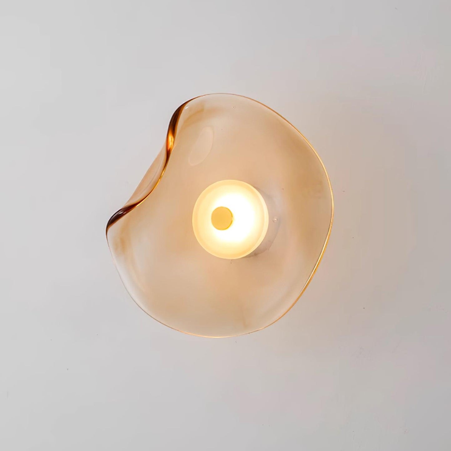 Amélie Round Nebulae Wall Light Glass and Metal LED Lighting