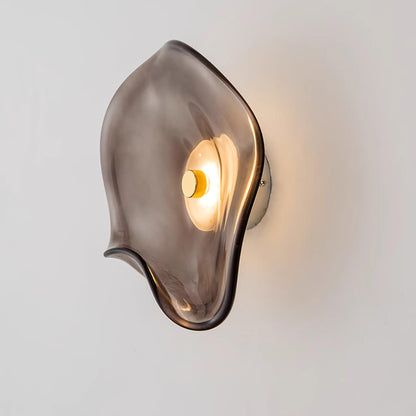 Amélie Round Nebulae Wall Light Glass and Metal LED Lighting