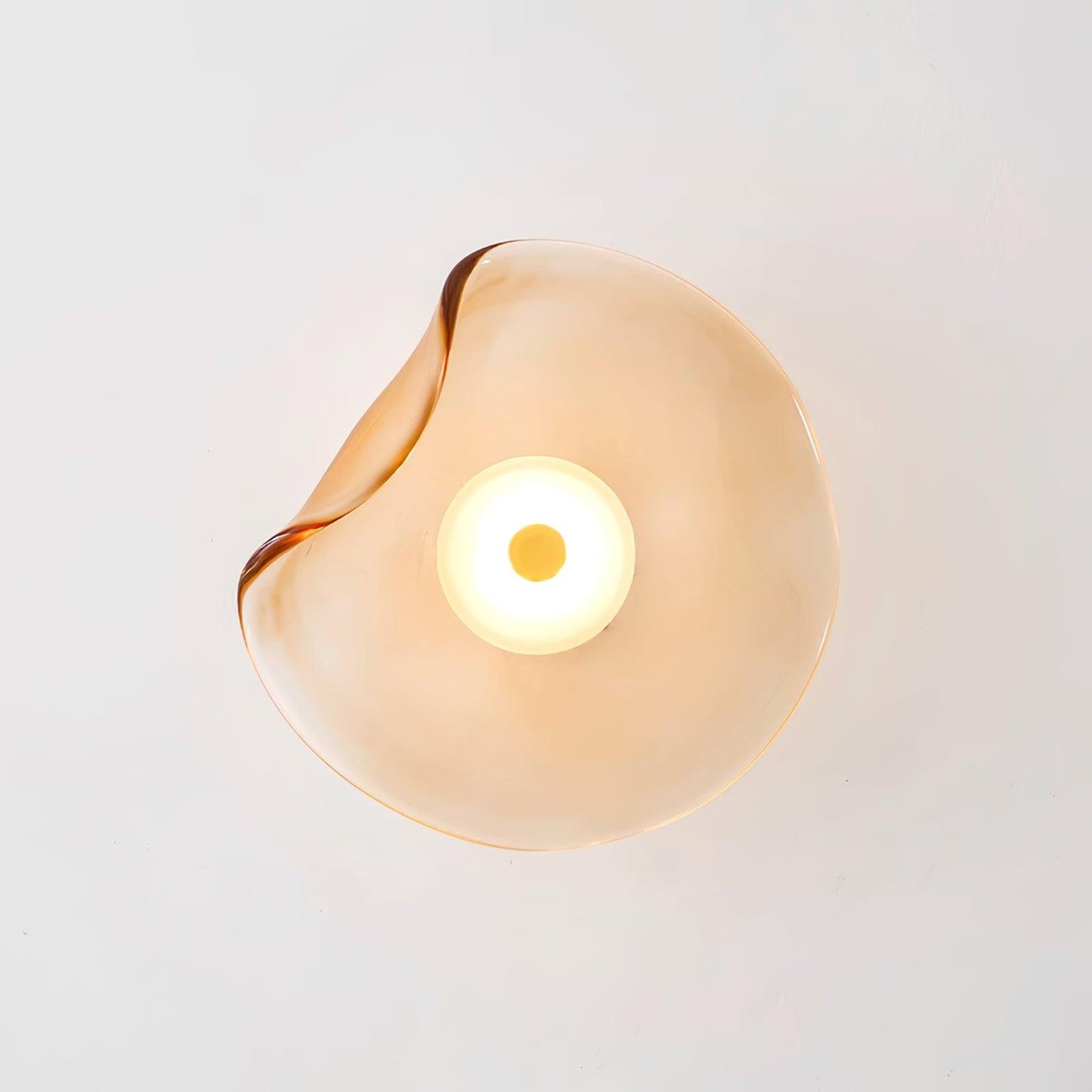 Amélie Round Nebulae Wall Light Glass and Metal LED Lighting