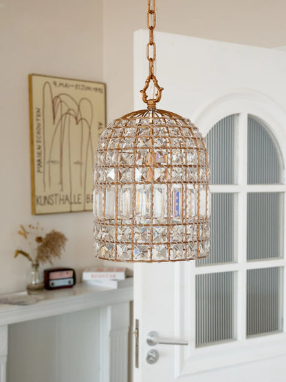 Aurélie Vintage Crystal Pendant Chandelier 6-Light Luxury