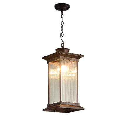 Claire Outdoor Retro Pendant Chandelier Courtyard Light