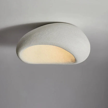 Évora Minimalist Textured Semi Flush LED Ceiling Light