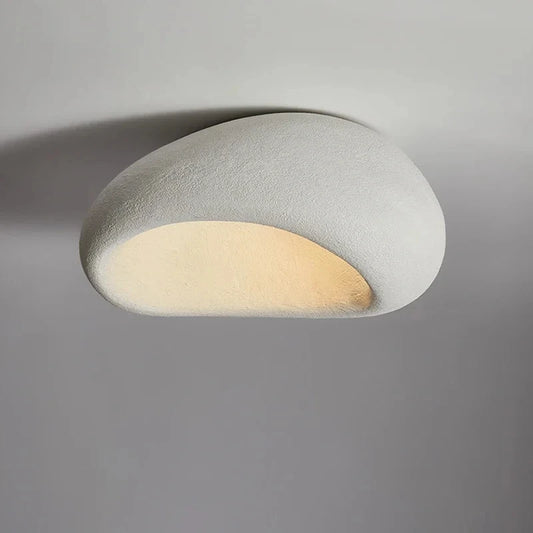 Évora Minimalist Textured Semi Flush LED Ceiling Light