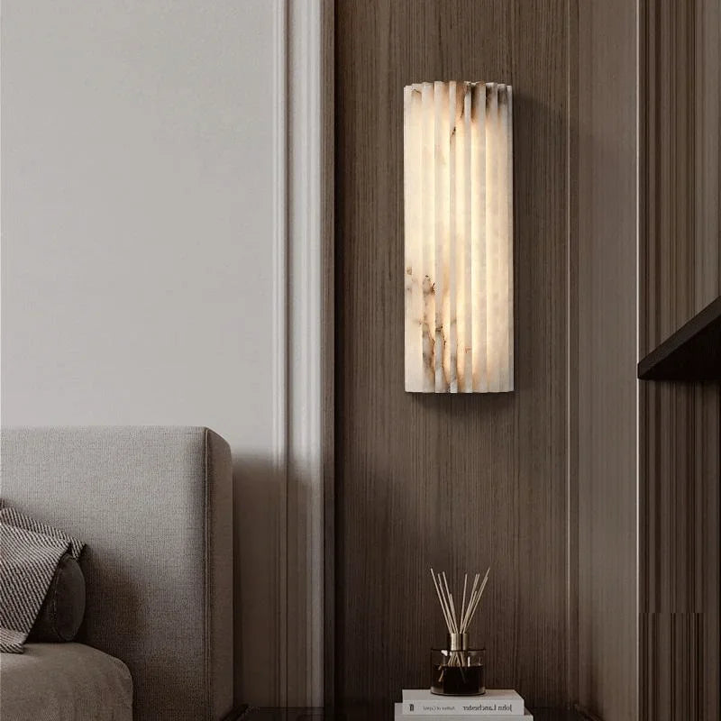 Camille Italian Marble Wall Lamp Luxury Minimalist Sconce Light