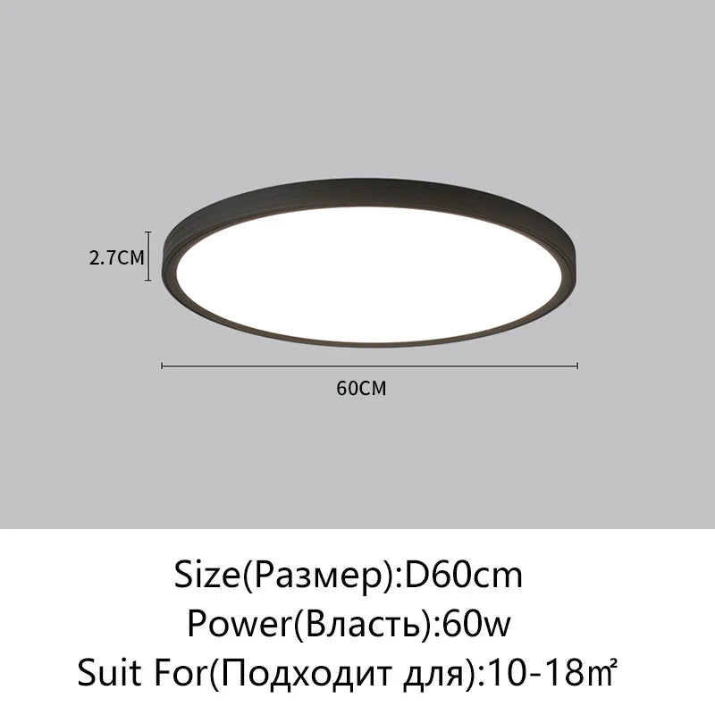 Juliette Ultrathin LED Remote Dimming Ceiling Light Modern