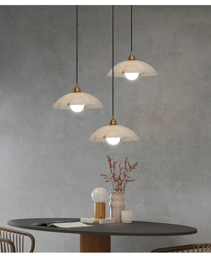 Sophie Inigo Marble Alabaster Pendant Light