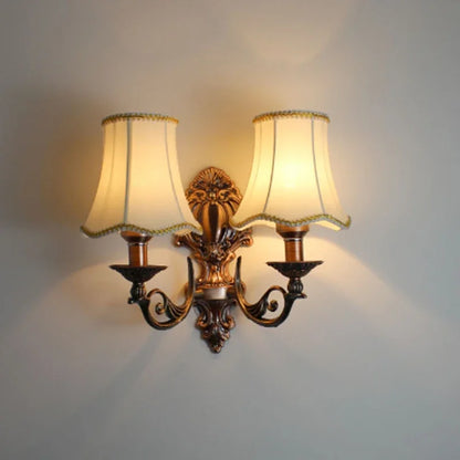 Margaux European Vintage Iron Candlestick Wall Lamp