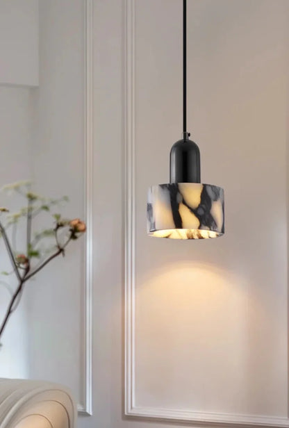Noémie Carrara Marble Eclipse Pendant