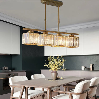 Colette Nordic Crystal Three-Head Chandelier