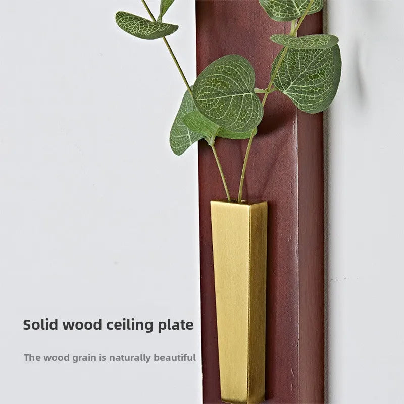 Aiko Japanese Vintage Solid Wood LED Wall Light