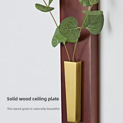 Aiko Japanese Vintage Solid Wood LED Wall Light