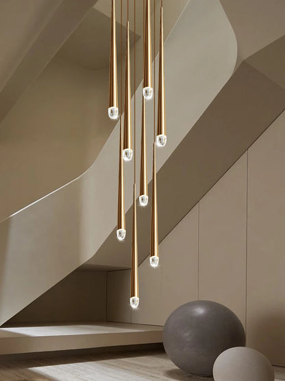 Clémence Modern High Ceiling Staircase Chandelier