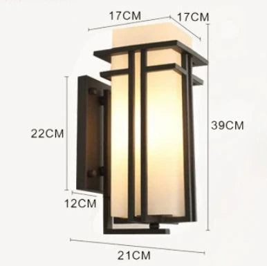 Yvette Outdoor Waterproof Wall Lamp Modern Up Down Light