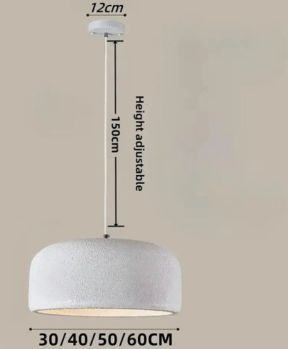 Mirelle Wabi-Sabi Textured Dome Pendant Light