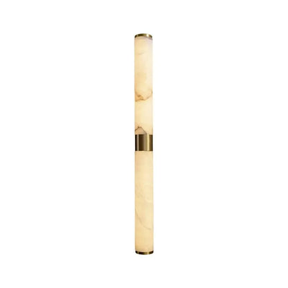 Camille Spanish Marble Gold Copper Cylindrical Wall Sconce Light