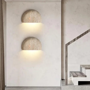 Amélie Brutalist Basin LED Wall Lamp