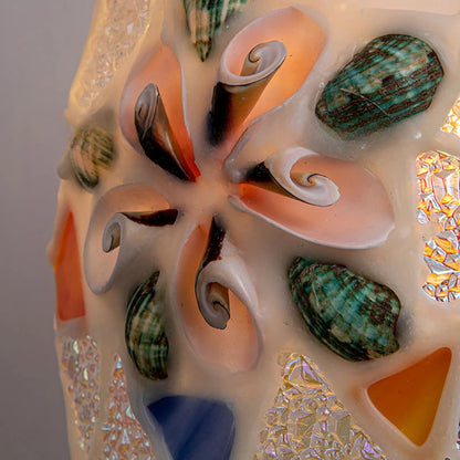 Isabelle Shell Glass Pendant Light Art Deco Bedside Lamp