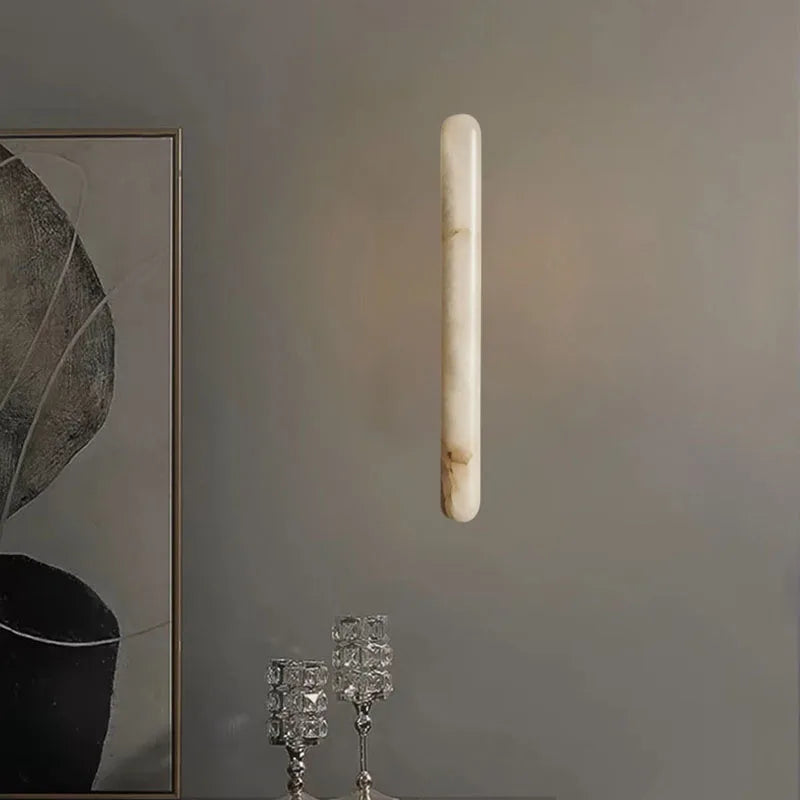 Colette Marble Wall Lamp Copper Sconce Minimalist Light