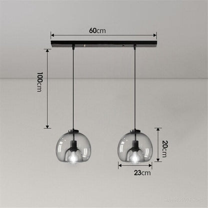 Amélie Antonio Glass Pendant Light