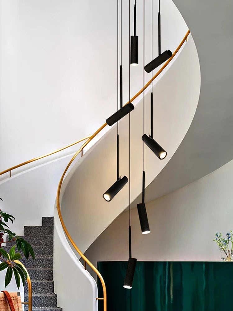 Noémie Modern Cylindrical LED Pendant Spotlight