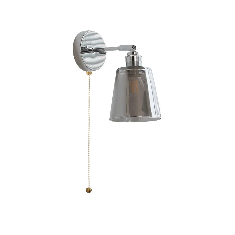 Camille Modern Glass Iron LED Wall Lamp Rotate Design