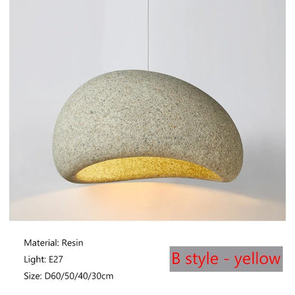 Sophie Wabi Sabi Resin Pendant Light Minimalist Ceiling Lamp
