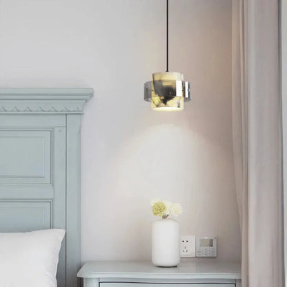 Selene Marble Halo Pendant Lamp