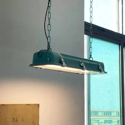 Amélie Industrial Rectangular Pendant Chandelier
