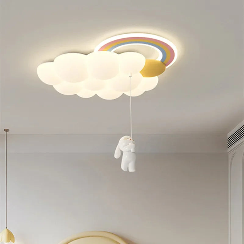 Élodie Nordic Cloud LED Ceiling Light Kids Room Modern