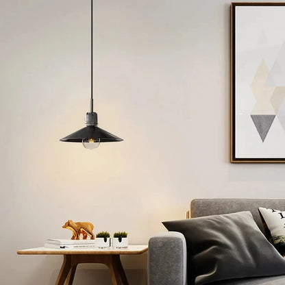 Inès Industrial Copper Cord Pendant Light Retro Cafe Fixture